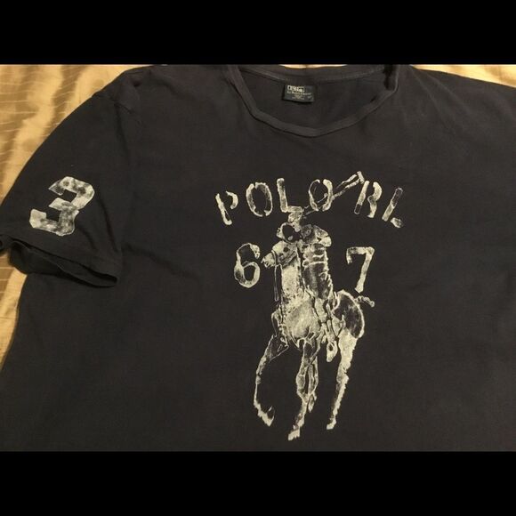 Vtg Polo Ralph Lauren Paint 🎨 Shirt Size Large - Picture 2 of 3